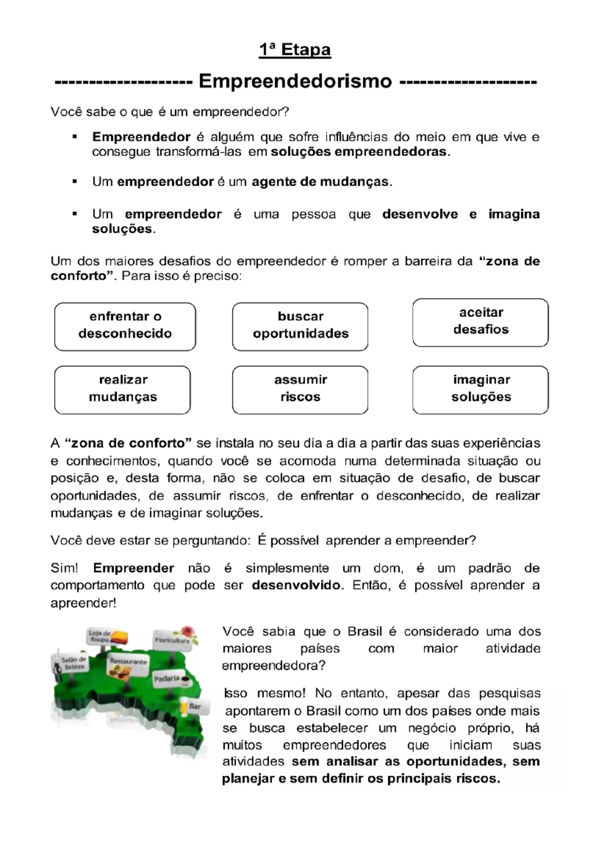 Exercícios Práticos de Empreendedorismo - Curso EMP 101 - Studocu