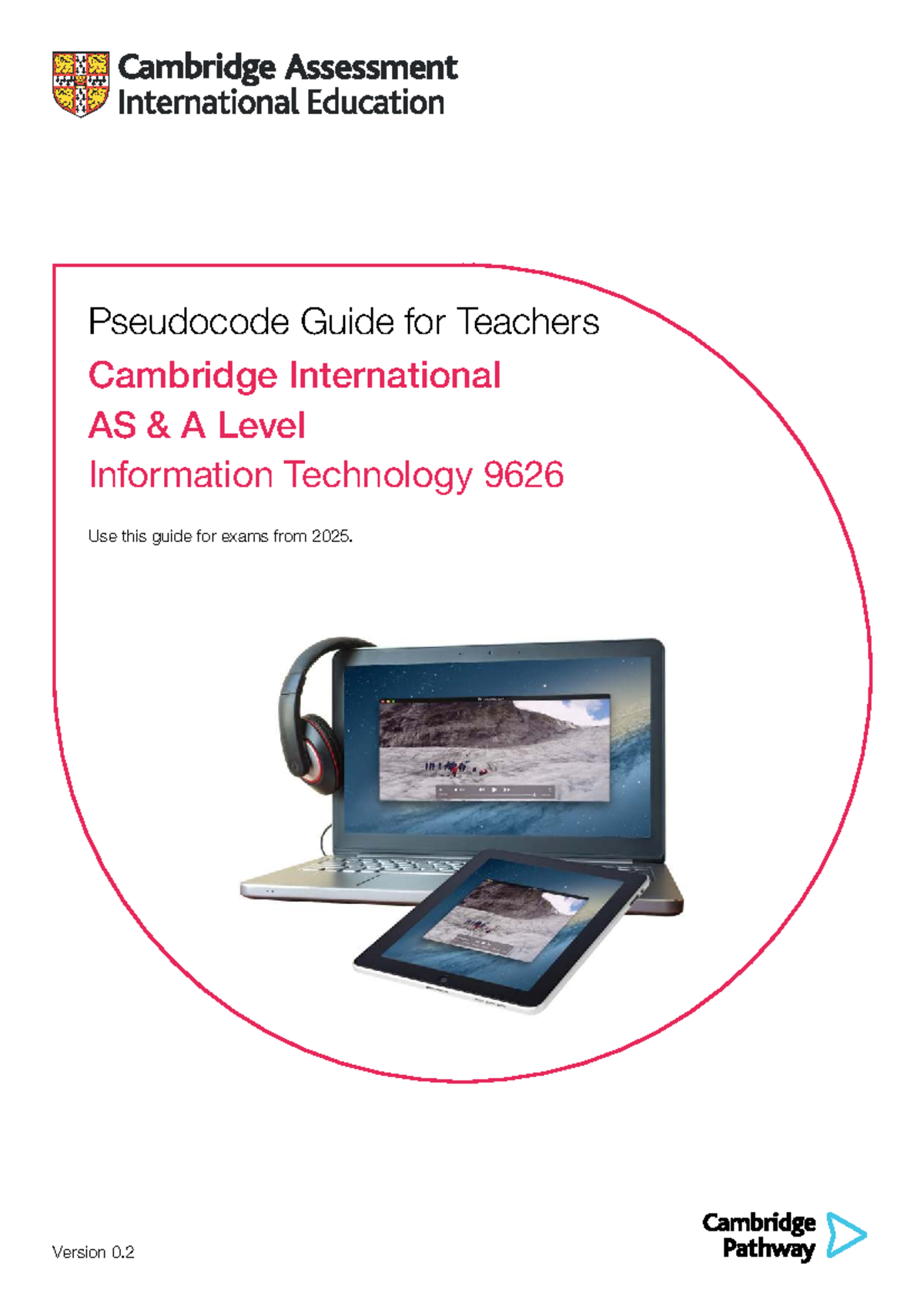Cambridge International AS A Level IT 9626 Pseudocode Guide for ...