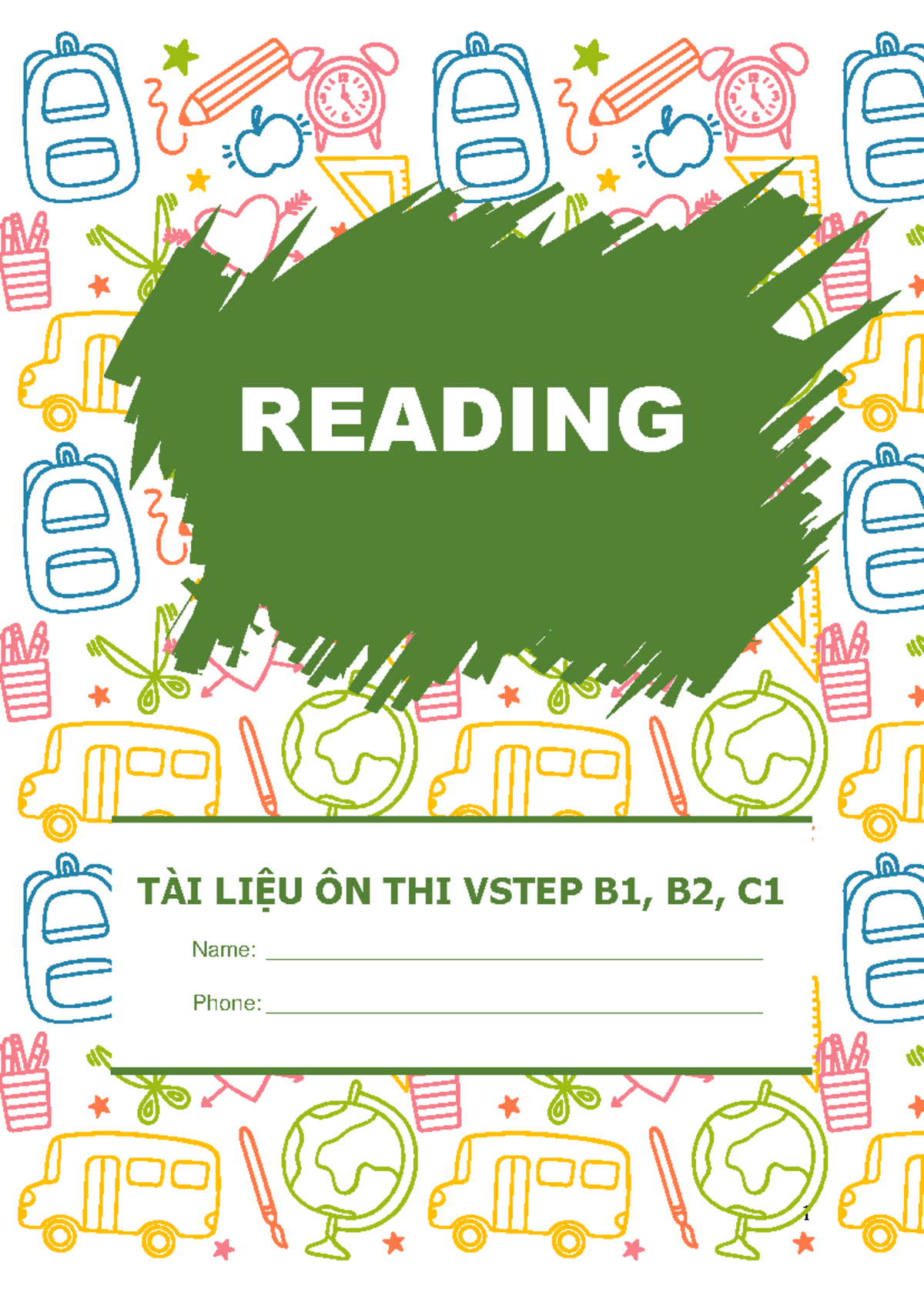 Tài Liệu Ôn Thi VSTEP B1-B2: Đọc Hiểu và Từ Vựng - Studocu