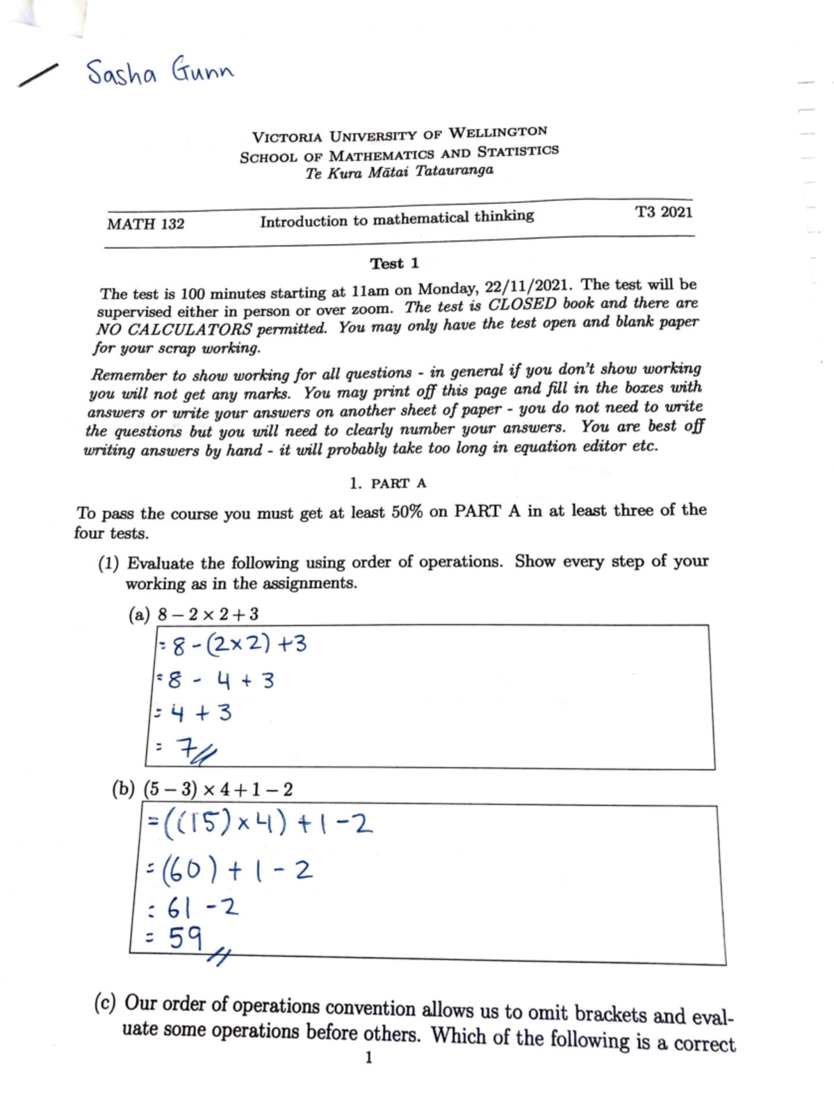 MATH 132 Assignment 5: Solutions and Explanations - Studocu