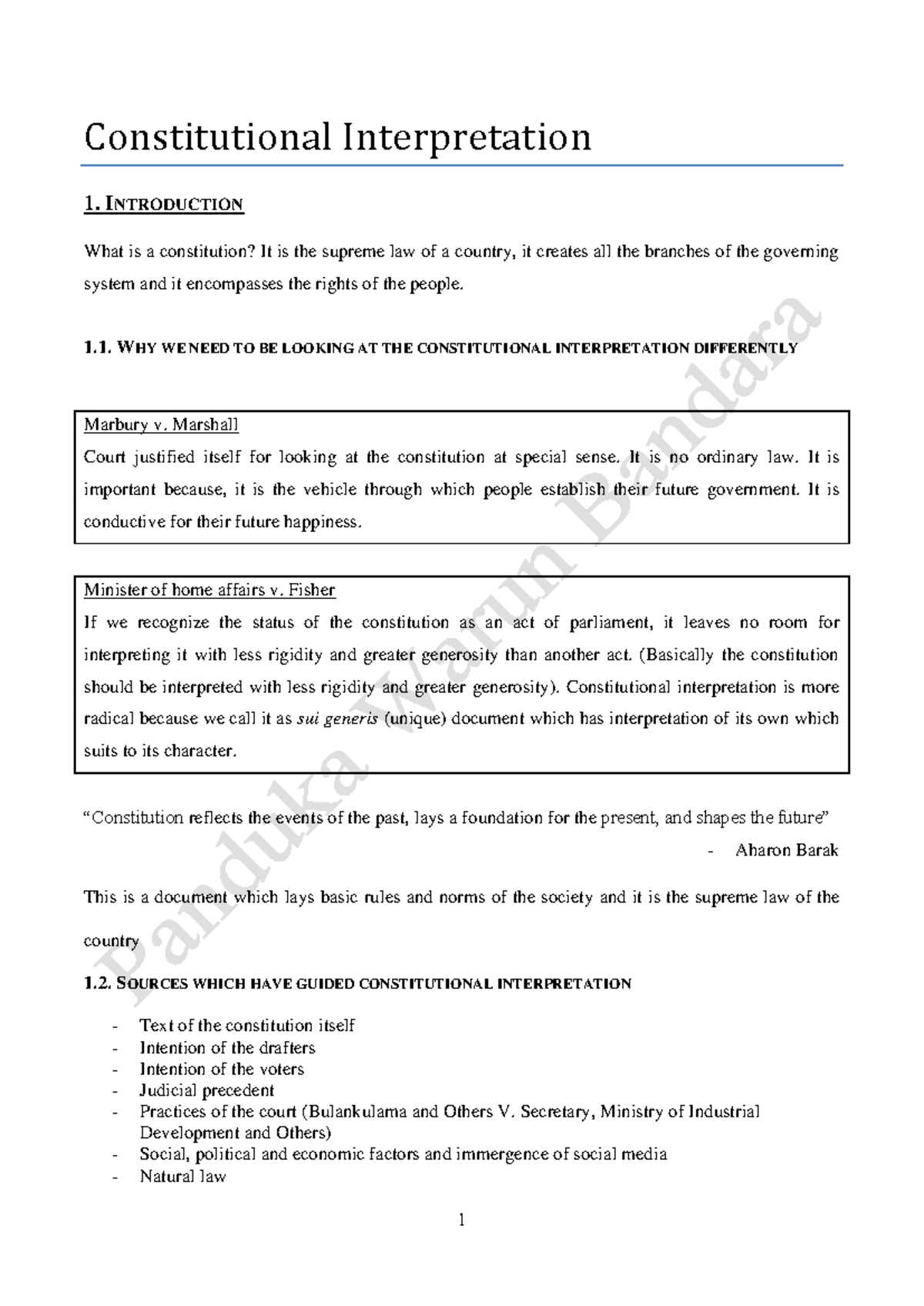 Constitutional Interpretation: Key Concepts and Case Studies - Studocu