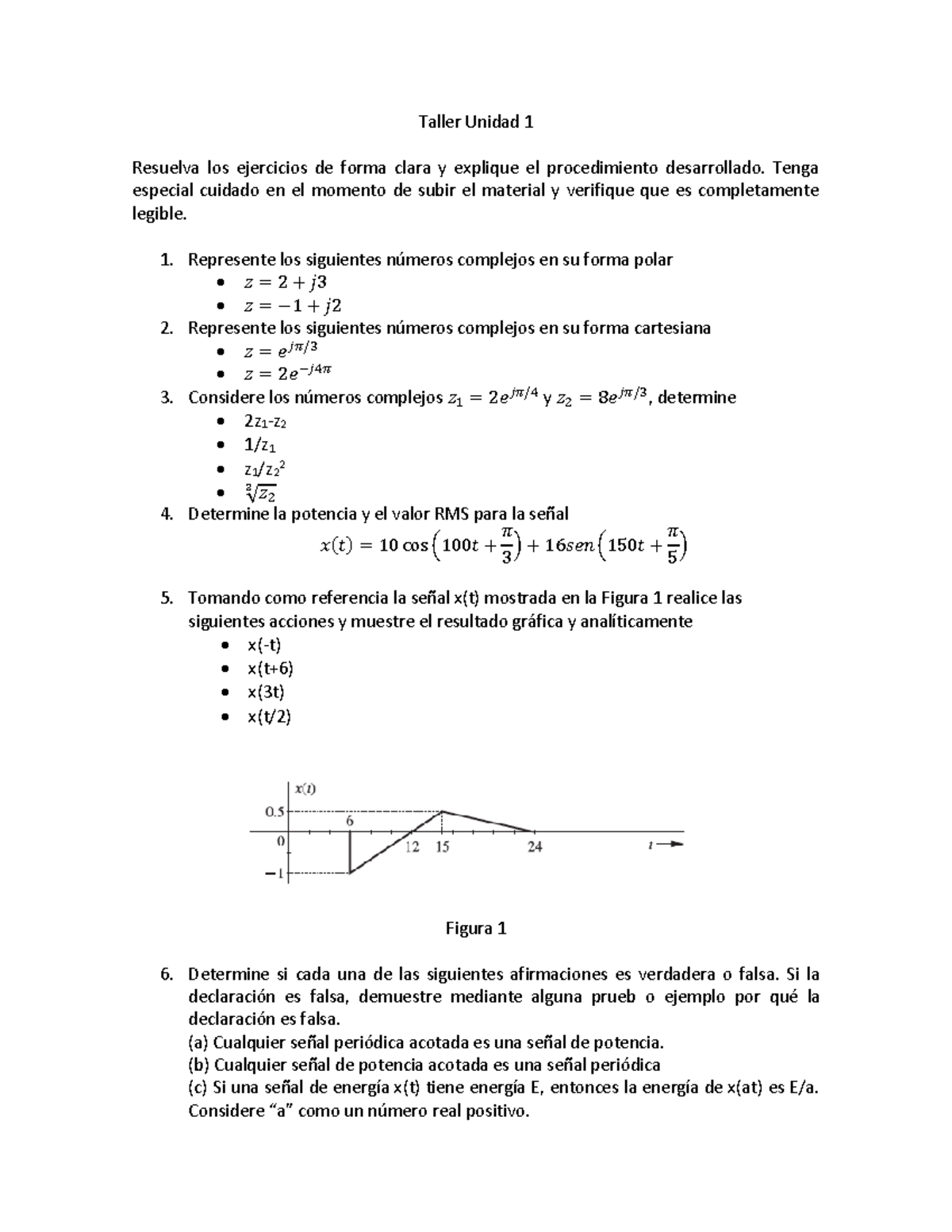 Taller Unidad 1 - Warning: TT: undefined function: 32 Warning: TT ...