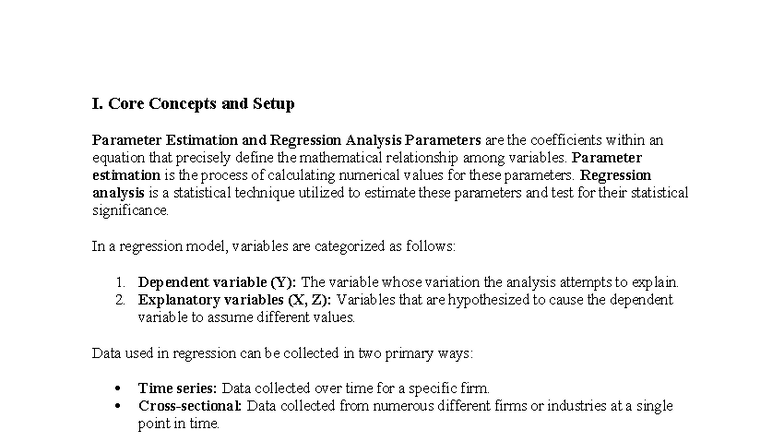 Managerial Economics: Chapter 4 - Parameter Estimation & Regression ...