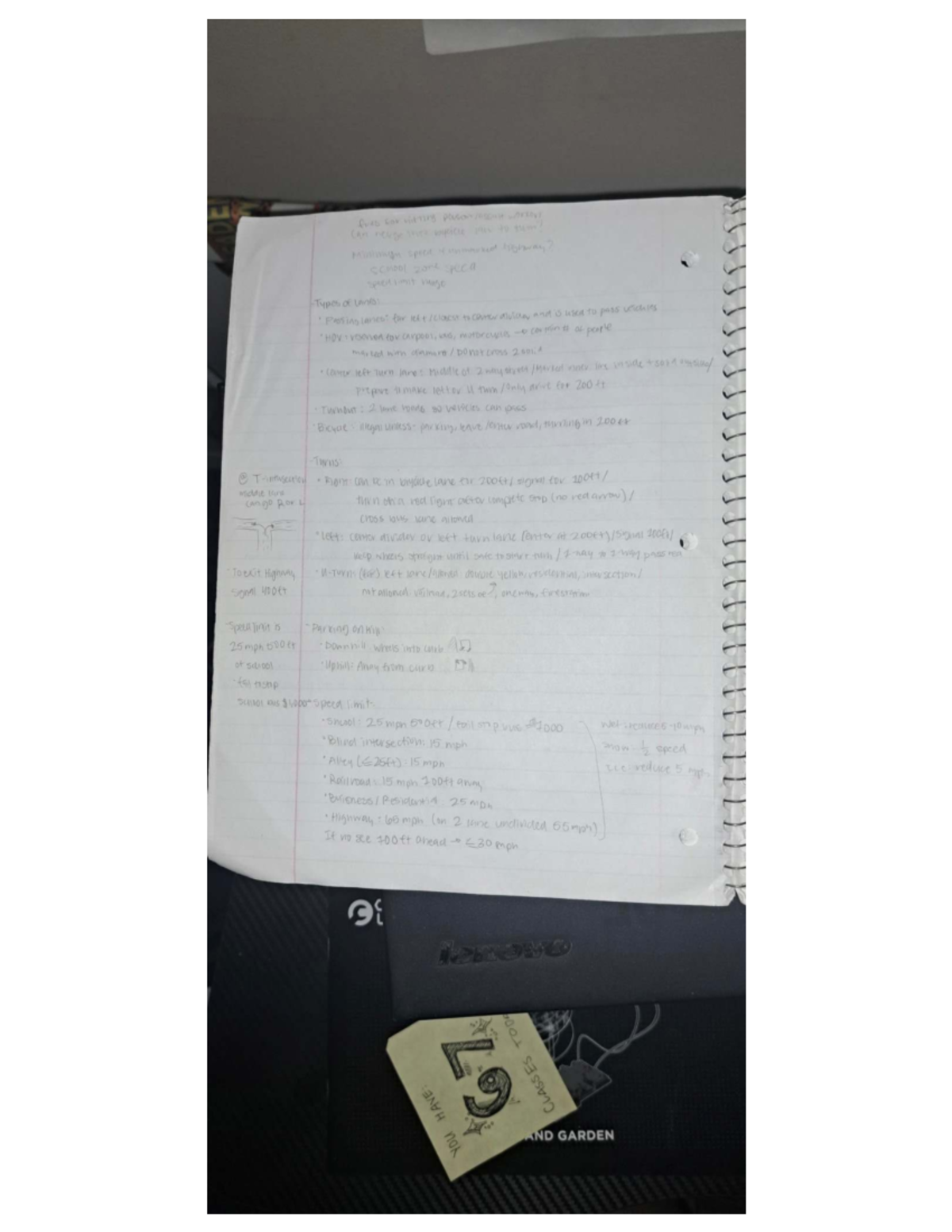 Drivers Ed Course Materials: Traffic Laws & Speed Limits 14554H - Studocu