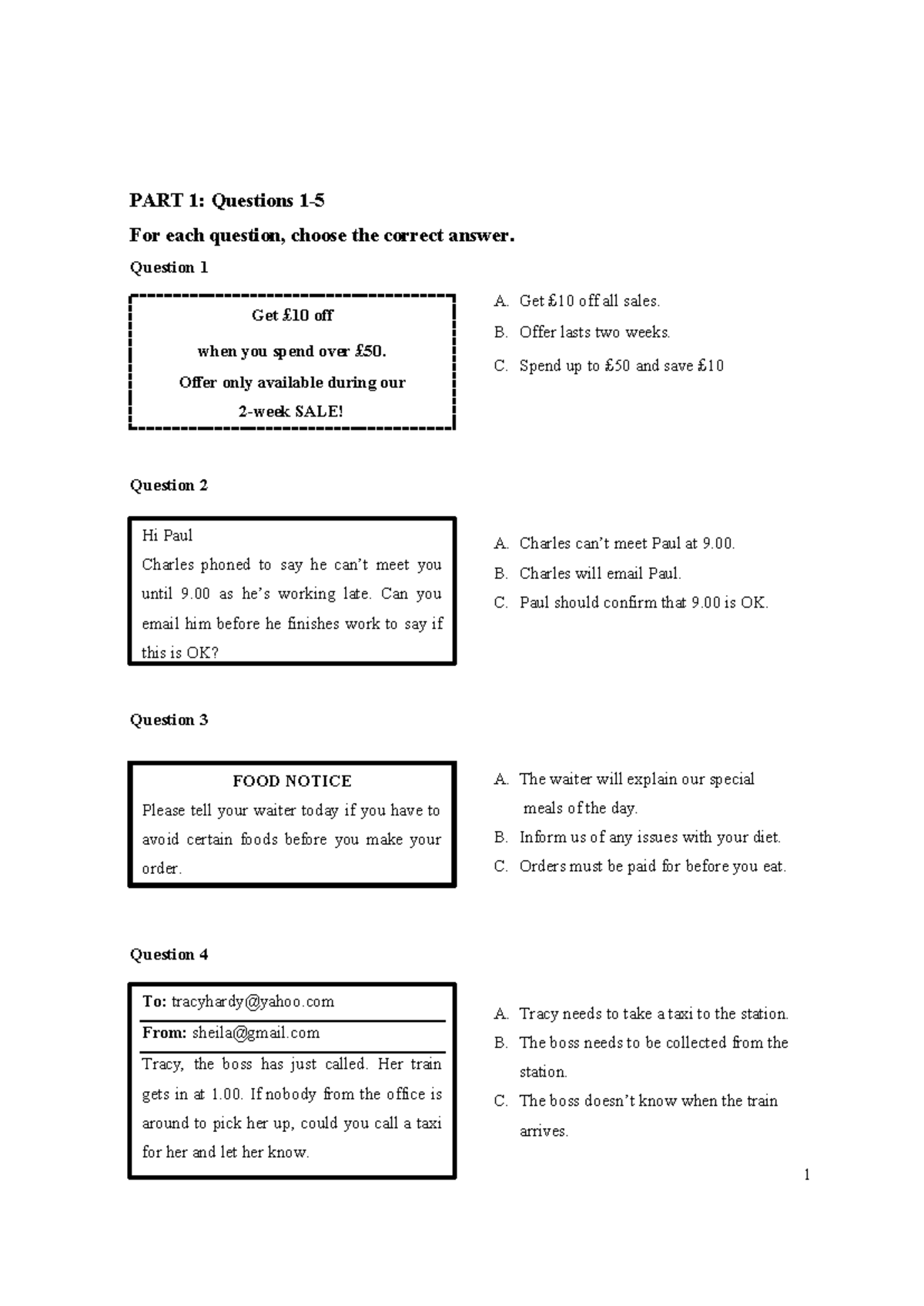 Quiz Questions and Answers for English Language Proficiency Test - Studocu
