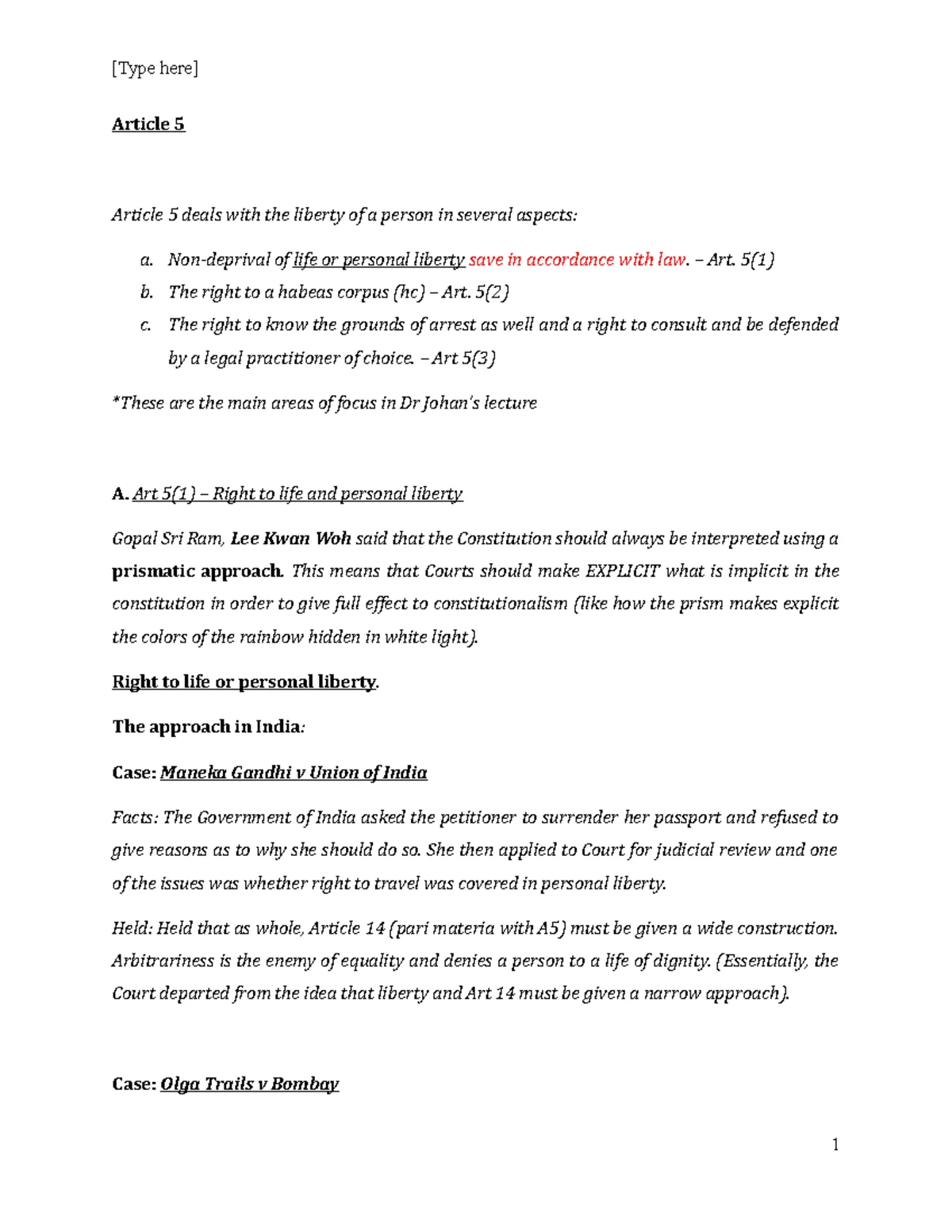 Constitutional Law Notes - Final Exam (Constit II) - Studocu