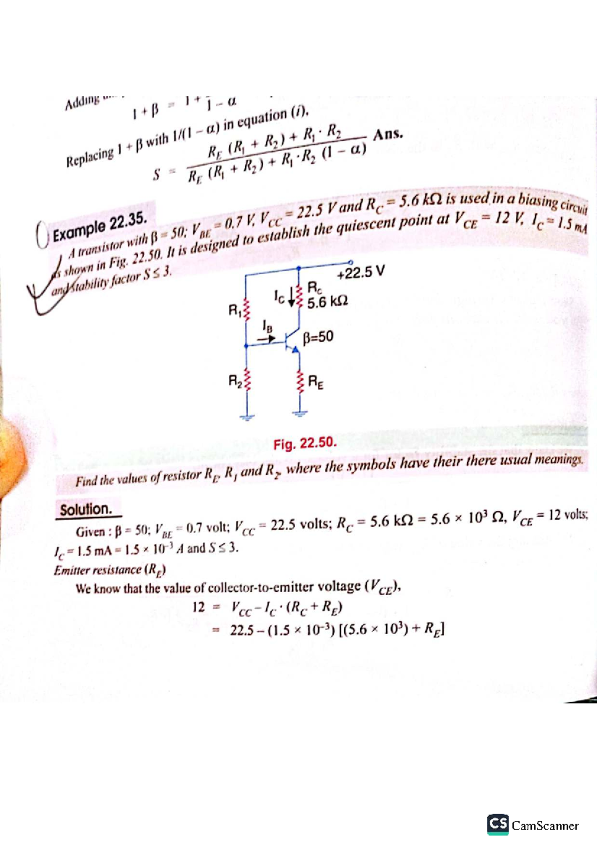 Unit IV: BJT Stability Numerical Problems (2024) - Studocu