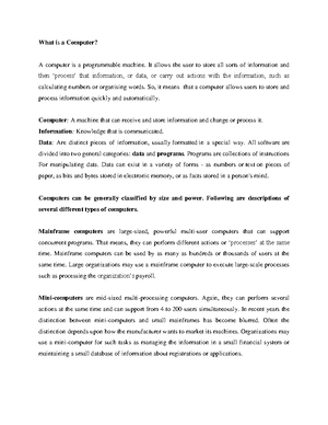 Introduction to computer practicals - PRACTICALS In your groups attempt ...