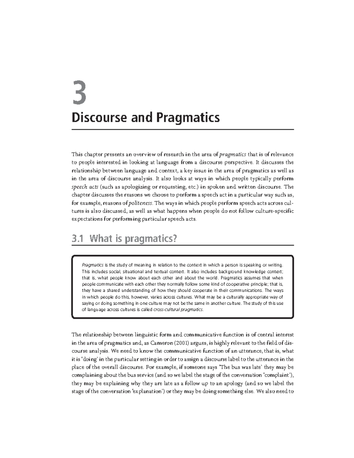 281 1052 1 PB - Discourse Analysis in English Language Teaching - Studocu