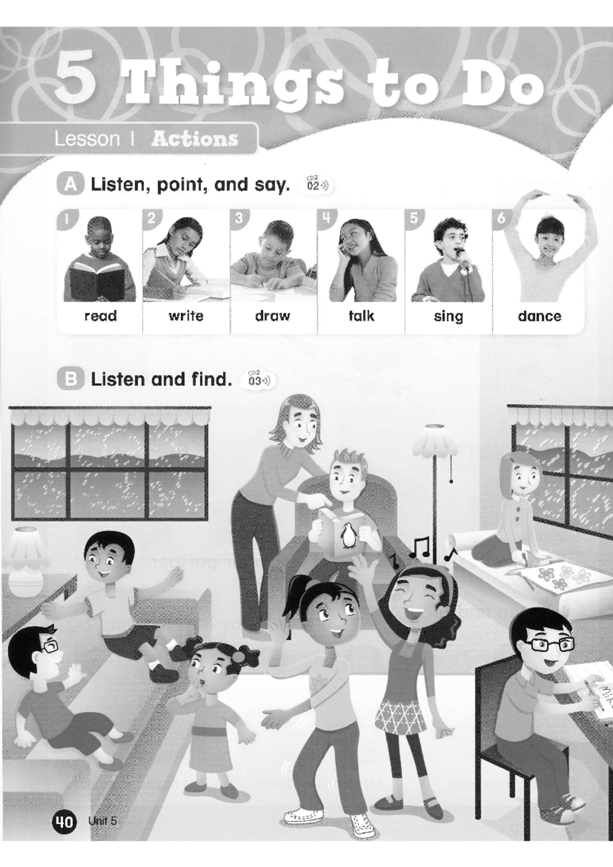 English Lesson 5: Actions and Activities (CD2) - Studocu