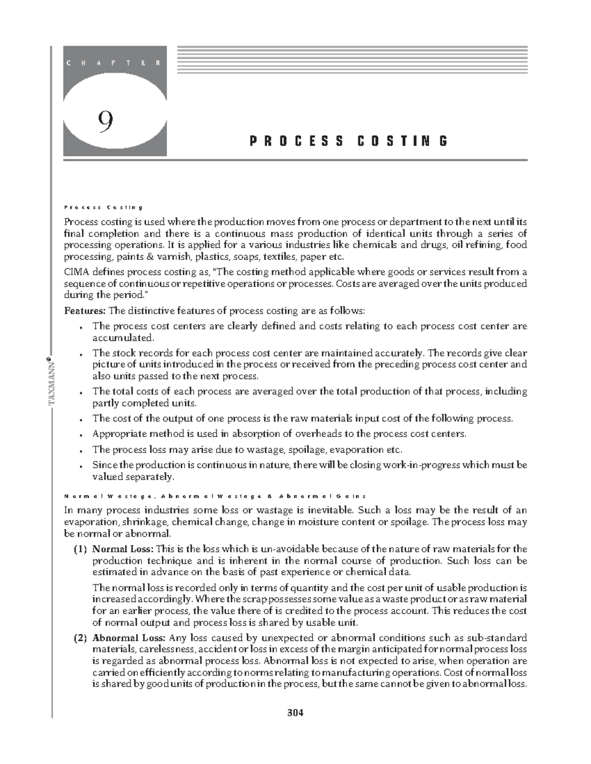 304 CHAPTER 9: PROCESS COSTING OVERVIEW AND APPLICATIONS - Studocu