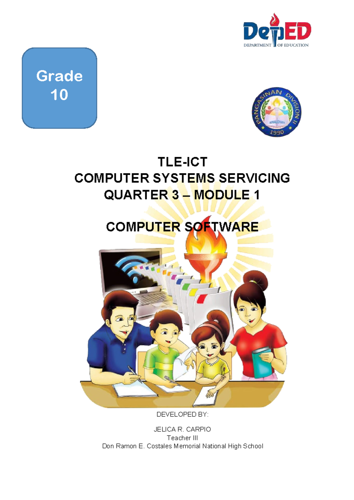 Q3 M1 G10 CSS: Understanding Computer Software and Operating Systems - Document Preview