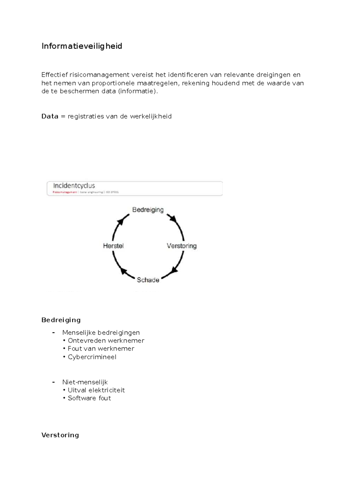 Informatieveiligheid: Risicomanagement en Bedreigingen Identificeren ...