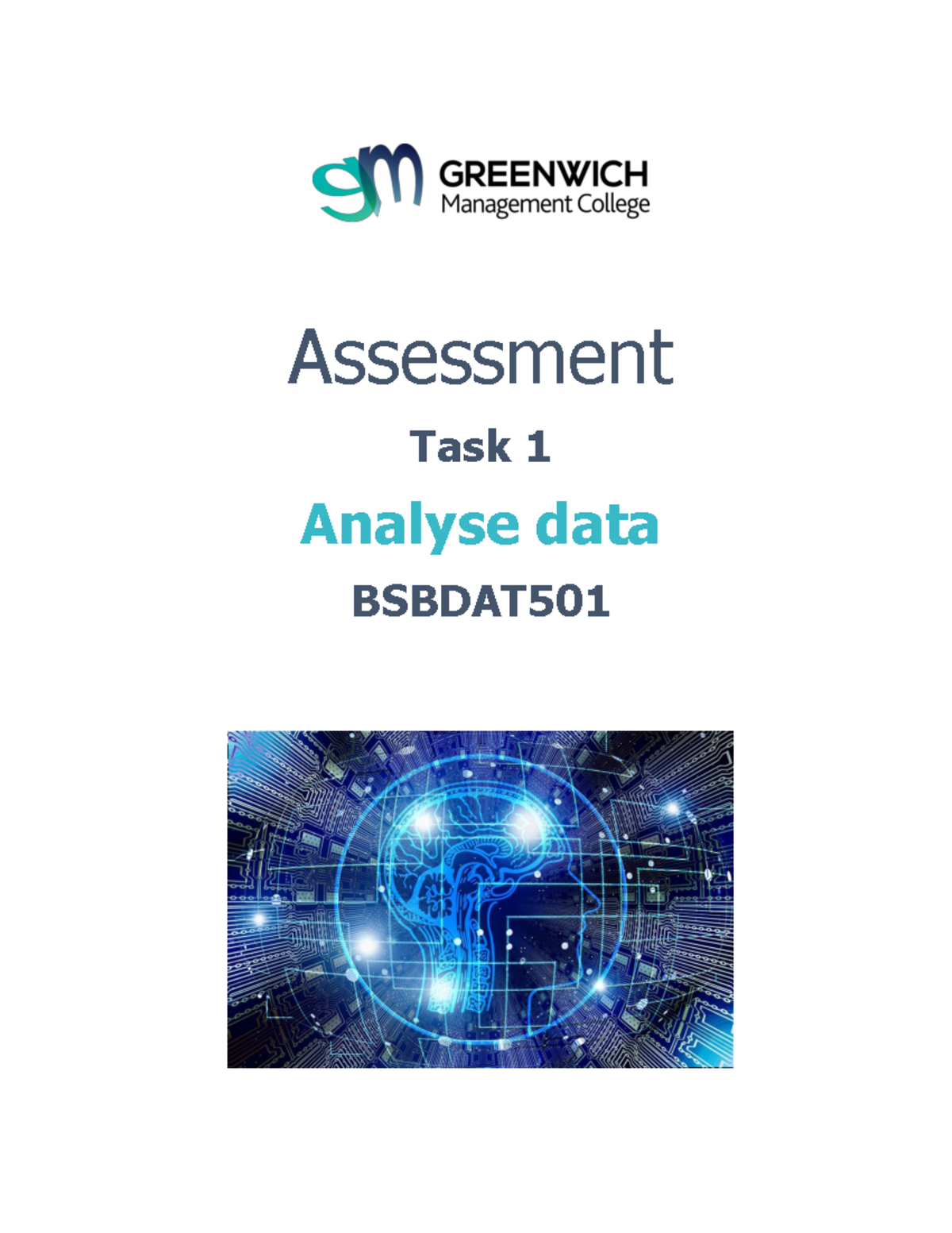 BSBDAT501 - Task 1 Data Analysis Questionnaire and Instructions - Studocu