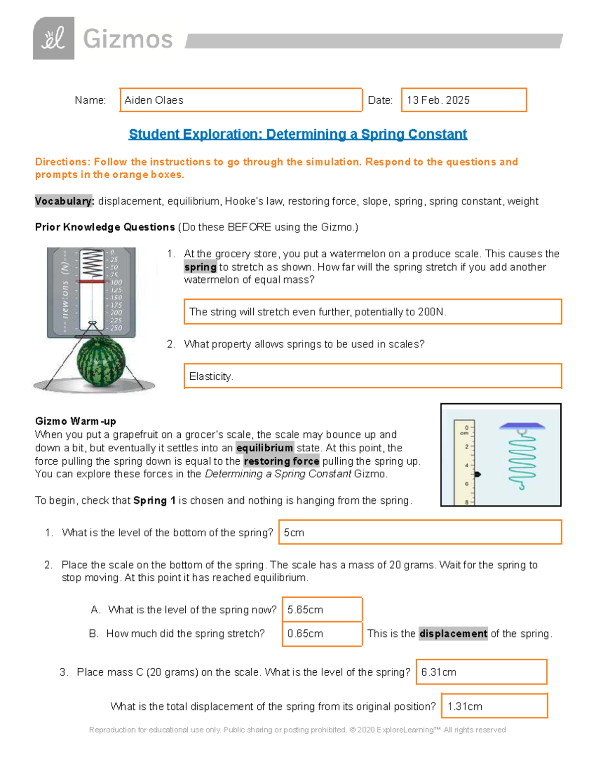 Exploring Spring Constant Determination - SE Exam Study Guide - Studocu