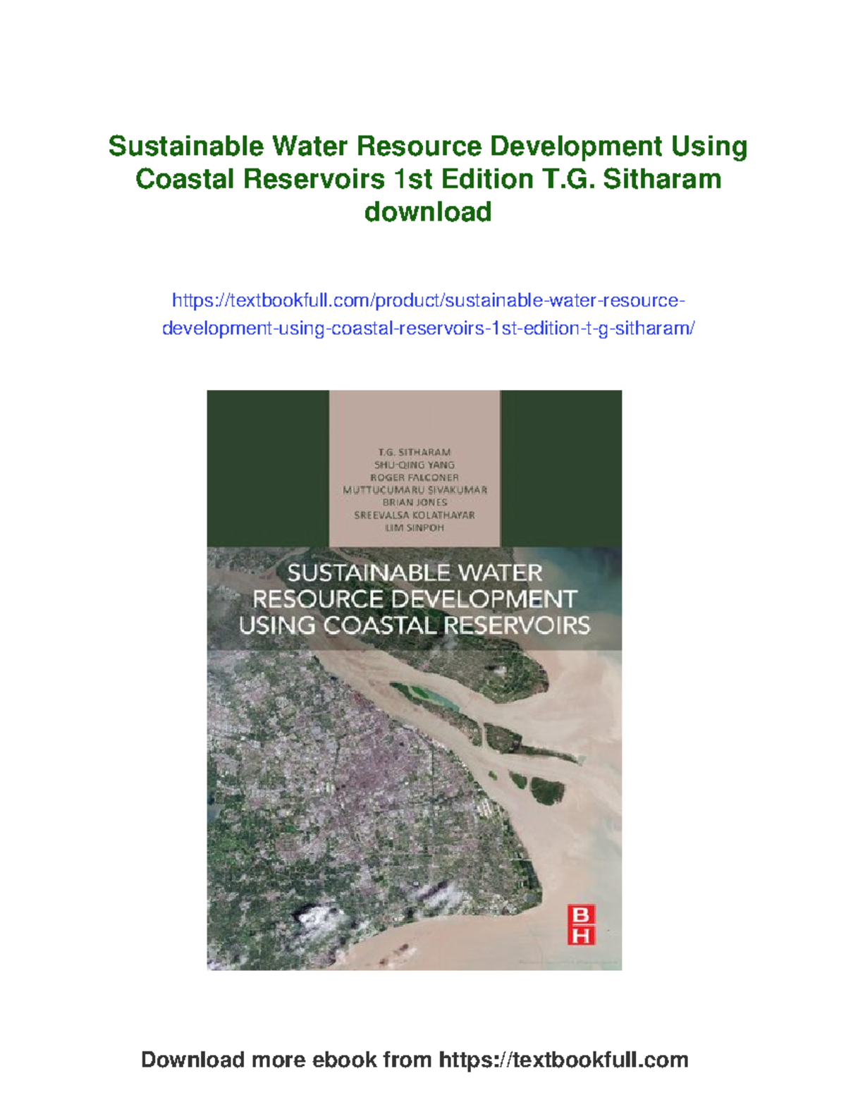 Sustainable Water Resource Development Using Coastal Reservoirs ...