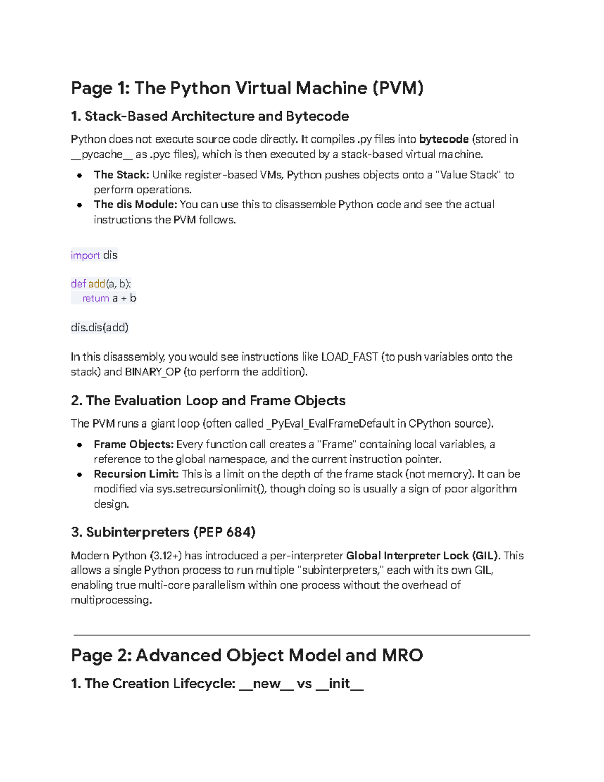 Python Internals and Systems Engineering: PVM, Object Model, and AST ...