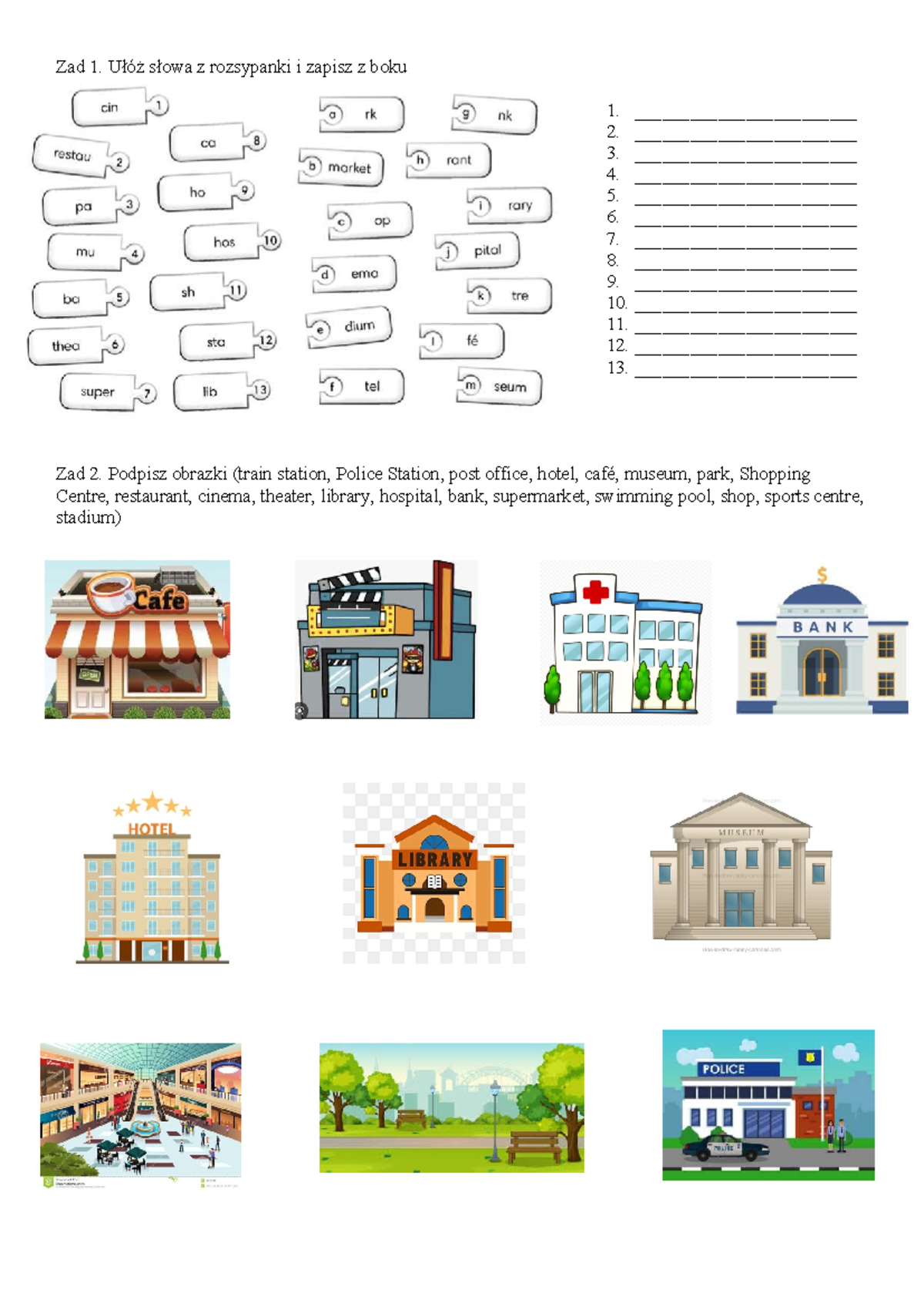 724915194 English Class A1 Unit 5 Vocabulary Exercises - Studocu
