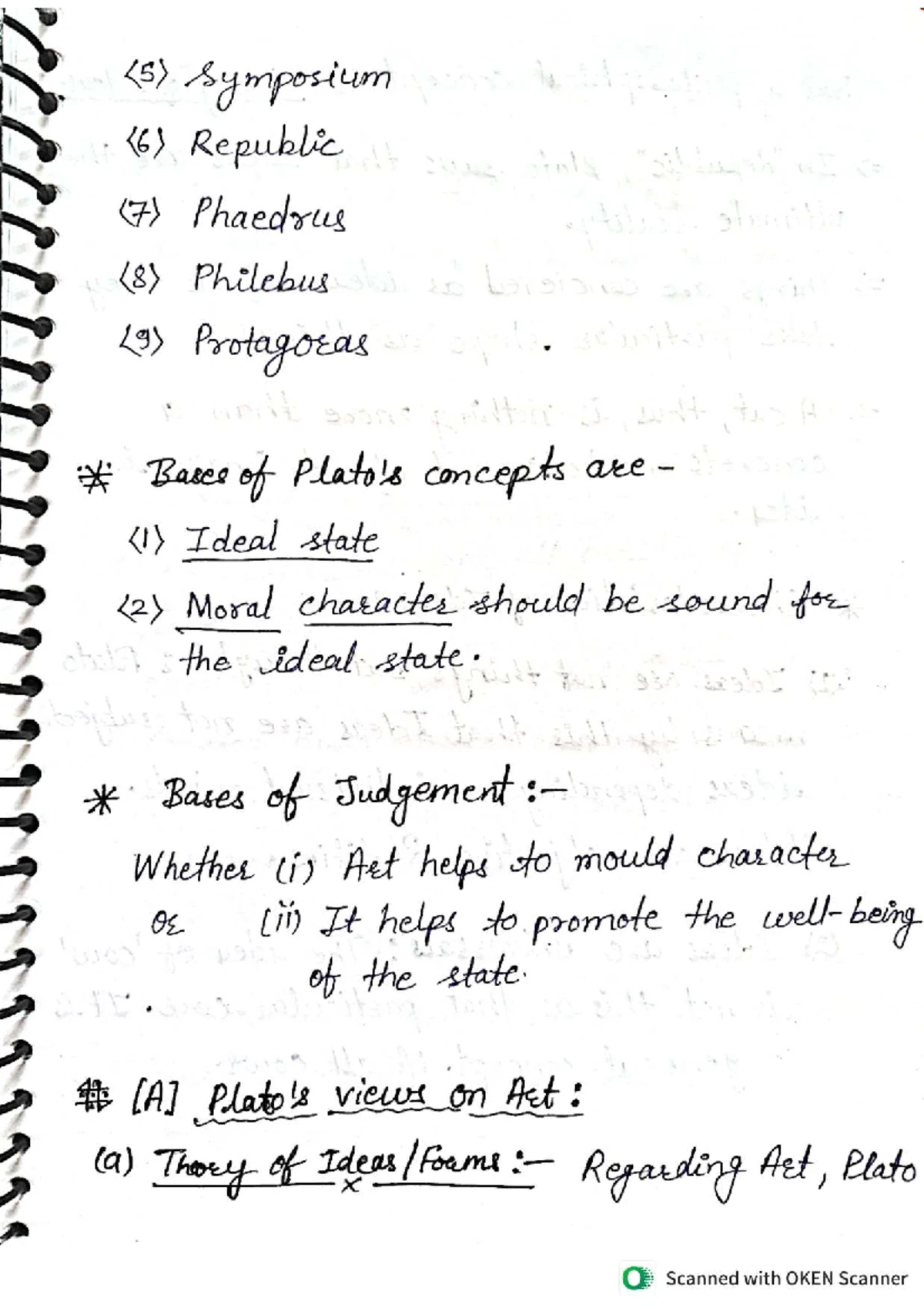 Philosophical Concepts: Plato's Theory of Ideas - Notes 3 - Studocu