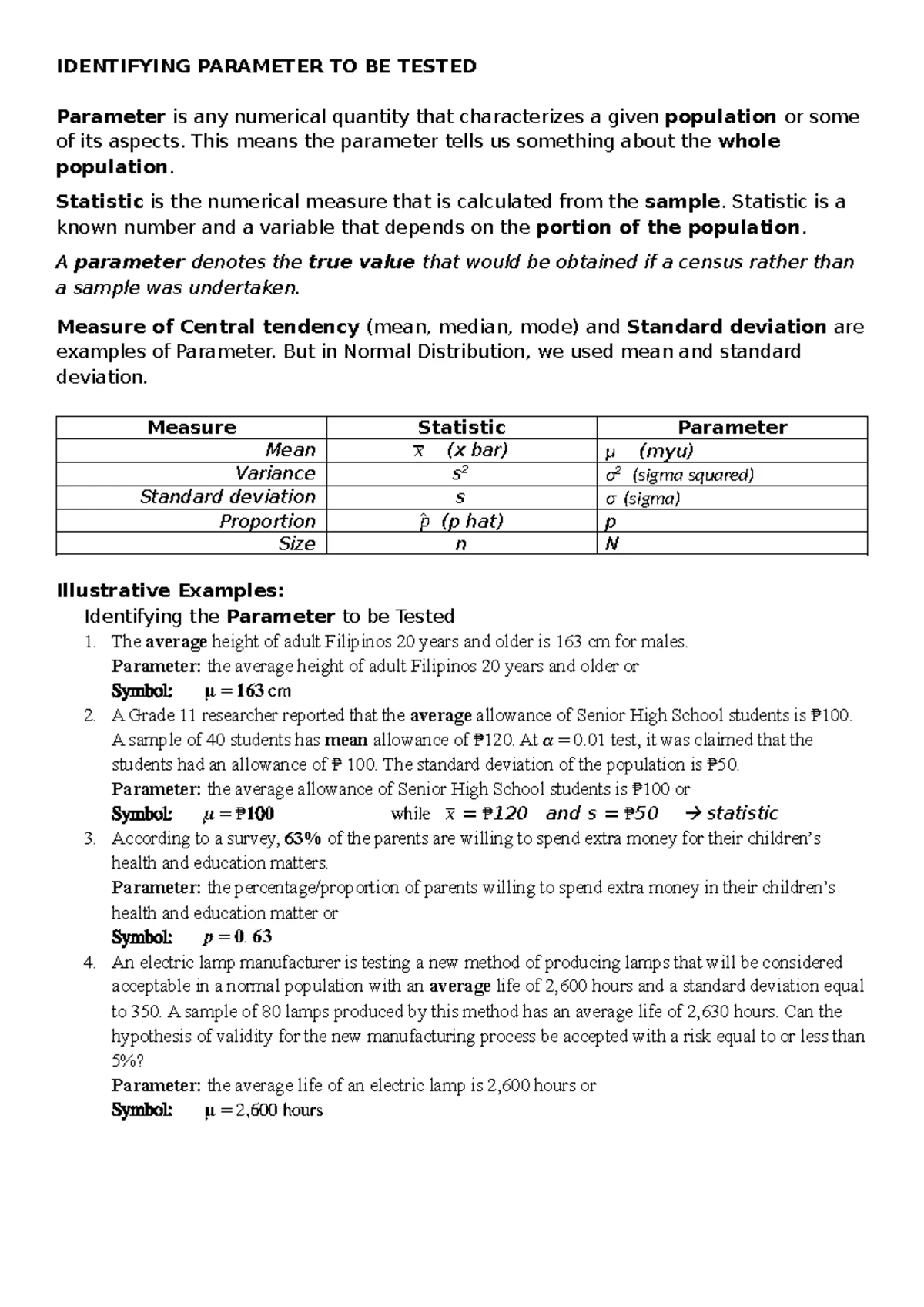 Rejection Region in Hypothesis Testing: Stats & Prob Analysis - Studocu