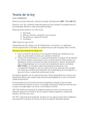 Cedulario examen Teoria ley - Cedulario Teoría de la Ley y persona ...