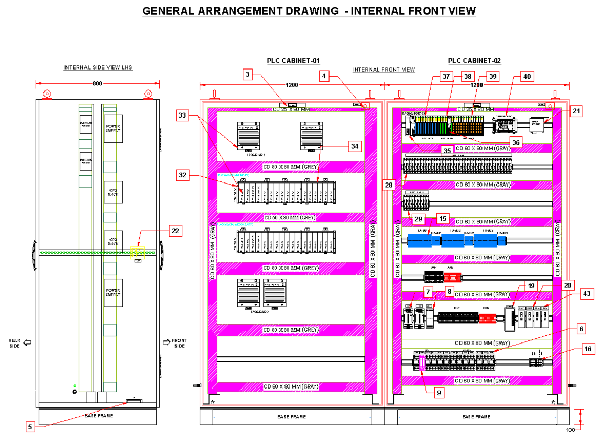 DCS Panel General Arrangement Drawing for Water Treatment Plant - Studocu