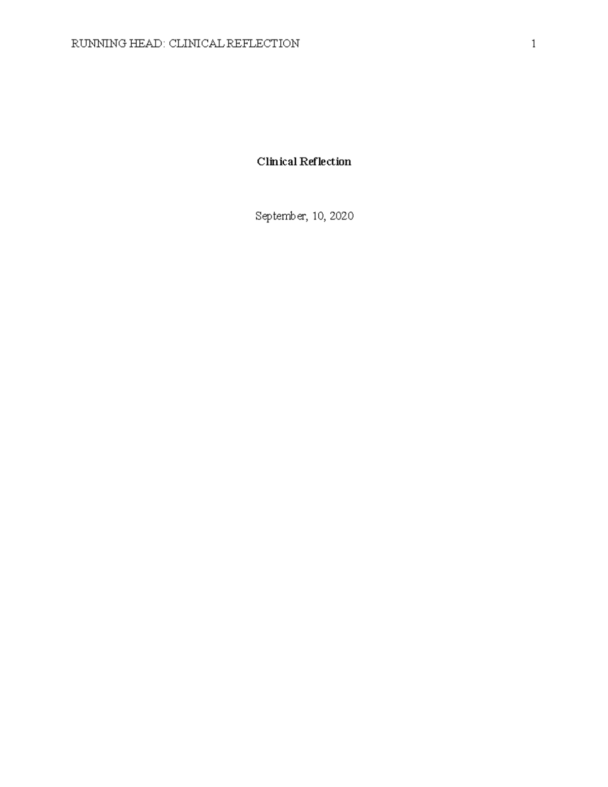Clinical Reflection Summative 1 - Addressing Medication Errors in CC ...