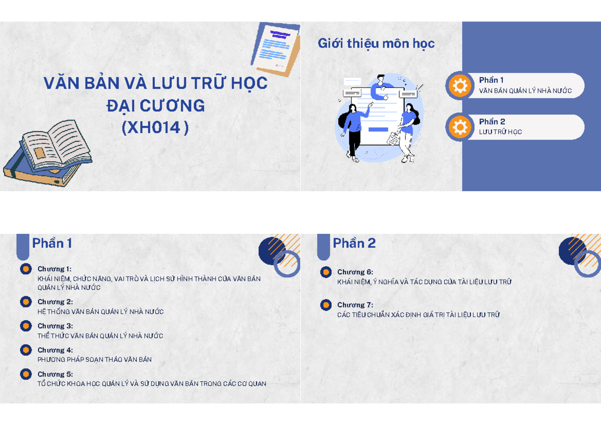 18.05 VĂN BẢN VÀ LƯU TRỮ ĐẠI CƯƠNG - Chương 1: Khái Niệm và Chức Năng - Document Preview