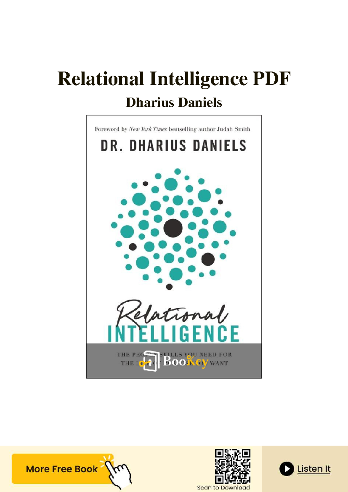 Relational Intelligence (RI) Summary: Unlocking Purposeful ...