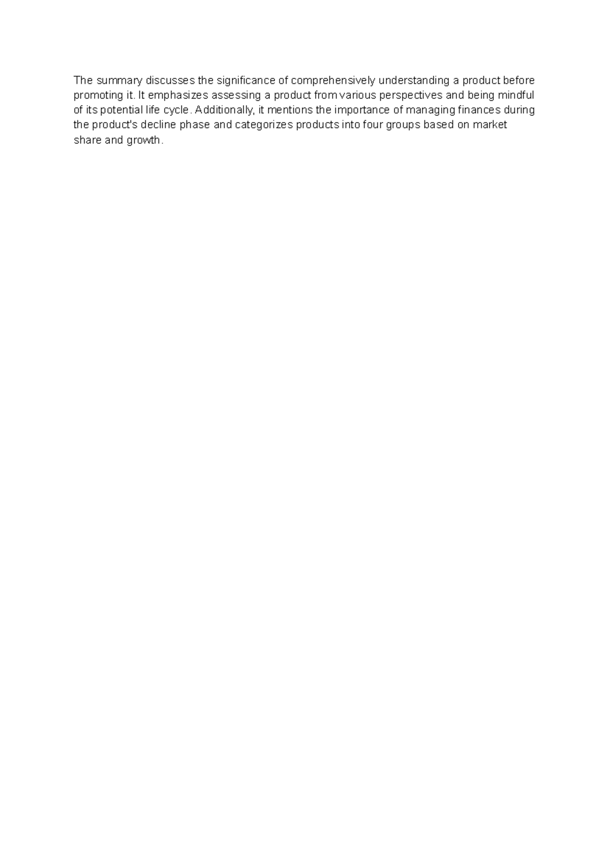 Summary - COB1 Tieng Anh chuyen nganh - The summary discusses the ...