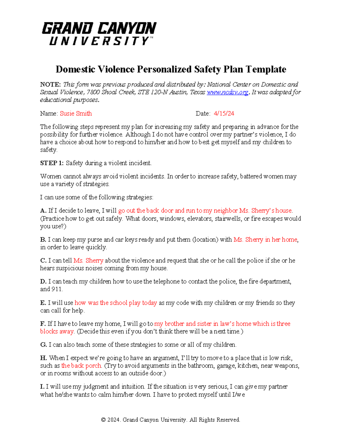 BHS-440-RS-T3-Domestic Violence Personalized Safety Plan Template Guide ...
