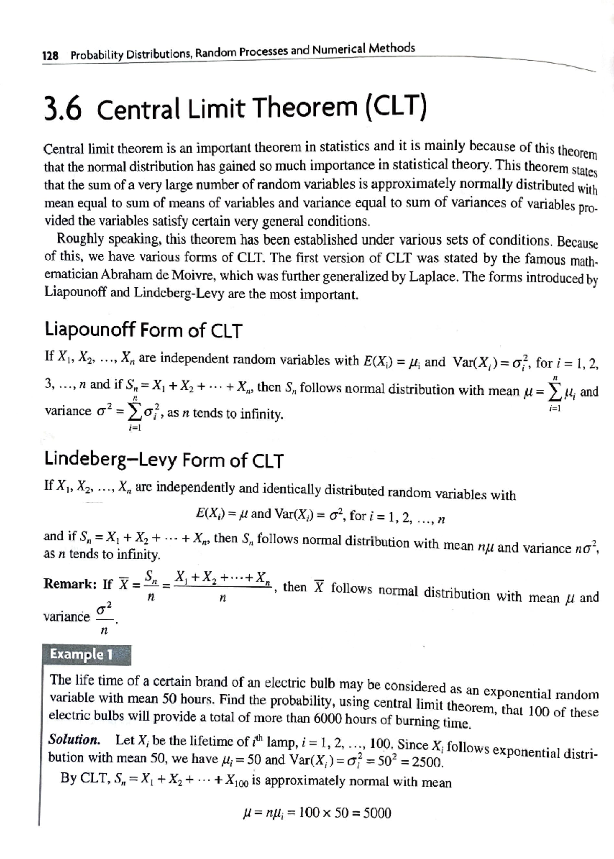 Central Limit Theorem (CLT) in Probability Distributions 118 - Studocu