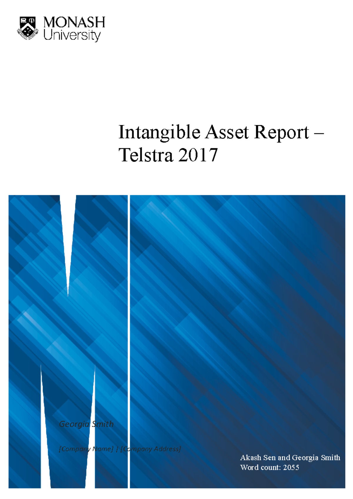 Intangible Asset Report - Telstra 2017 Analysis (Final) - Studocu