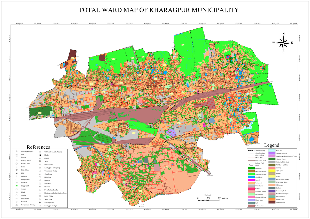 KGP Ward Map: Total Layout of Kharagpur Municipality - Studocu