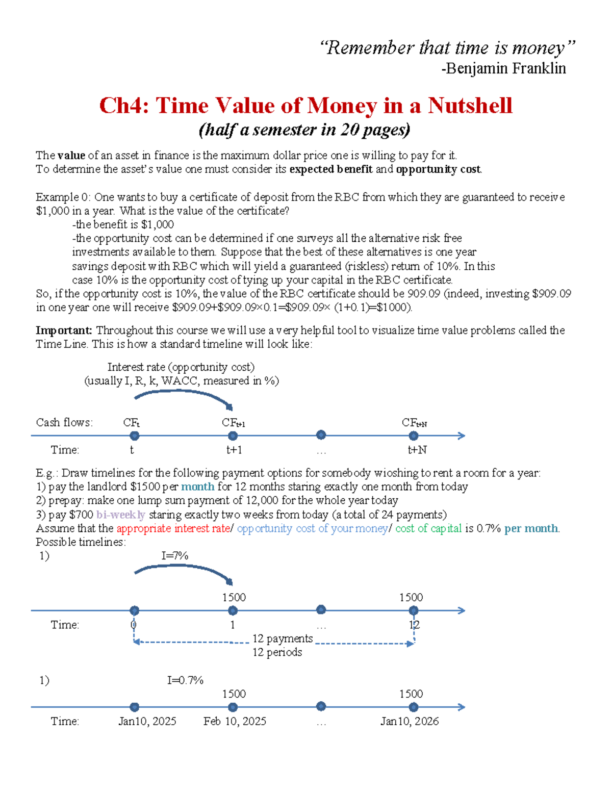 ADM2350 Ch4: Time Value of Money Explained in Detail - Studocu