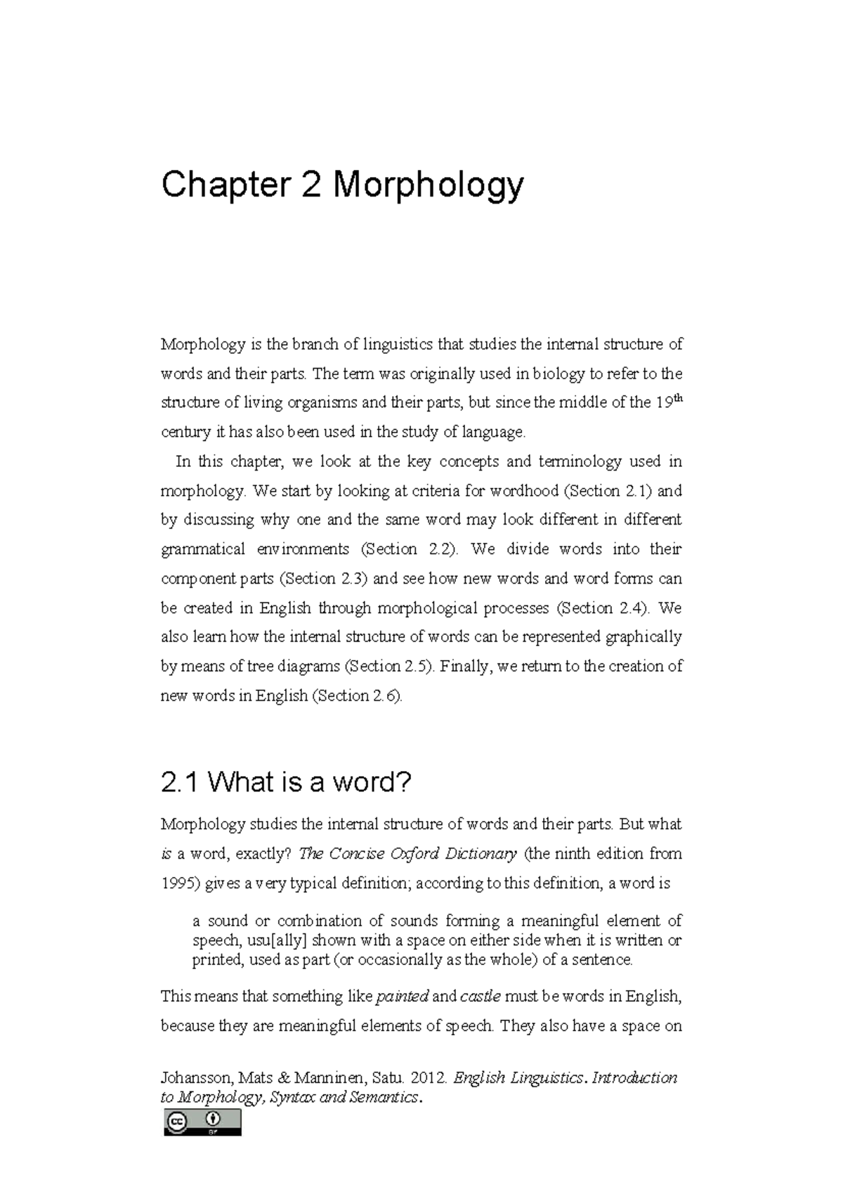 Linguistics 101: Chapter 2 - Understanding Morphology - Studocu