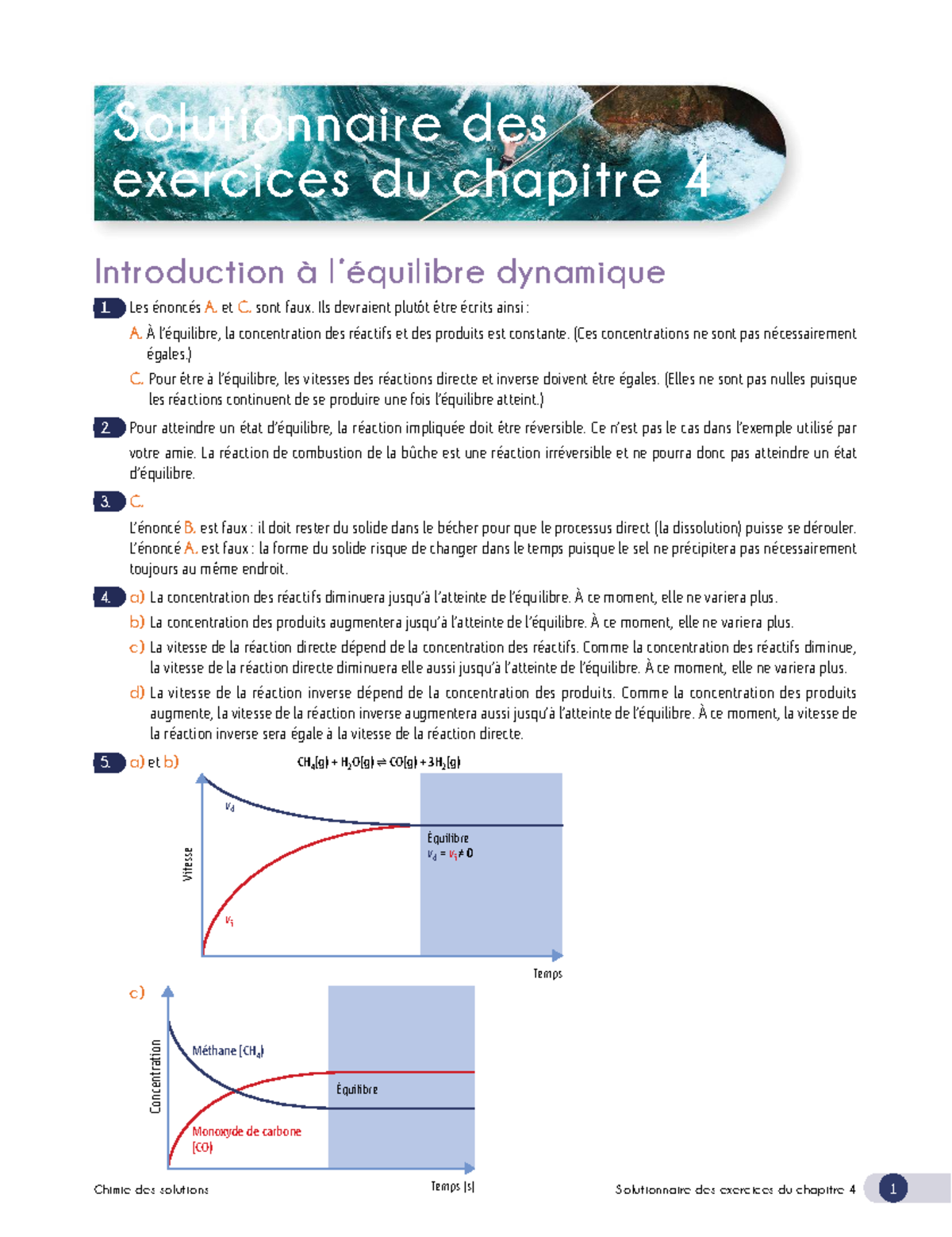 Solutionnaire des exercices du chapitre 4 - CEC Chimie des solutions ...