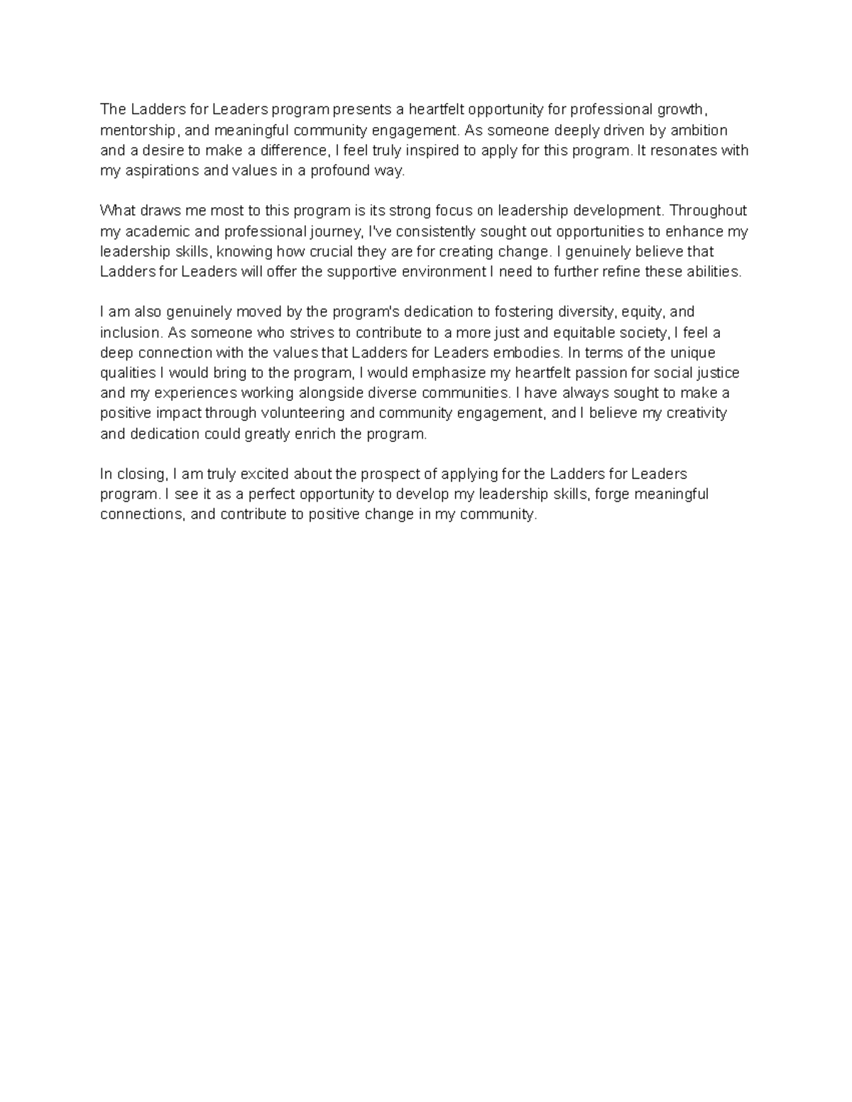 Duce - Writing - The Ladders for Leaders program presents a heartfelt ...