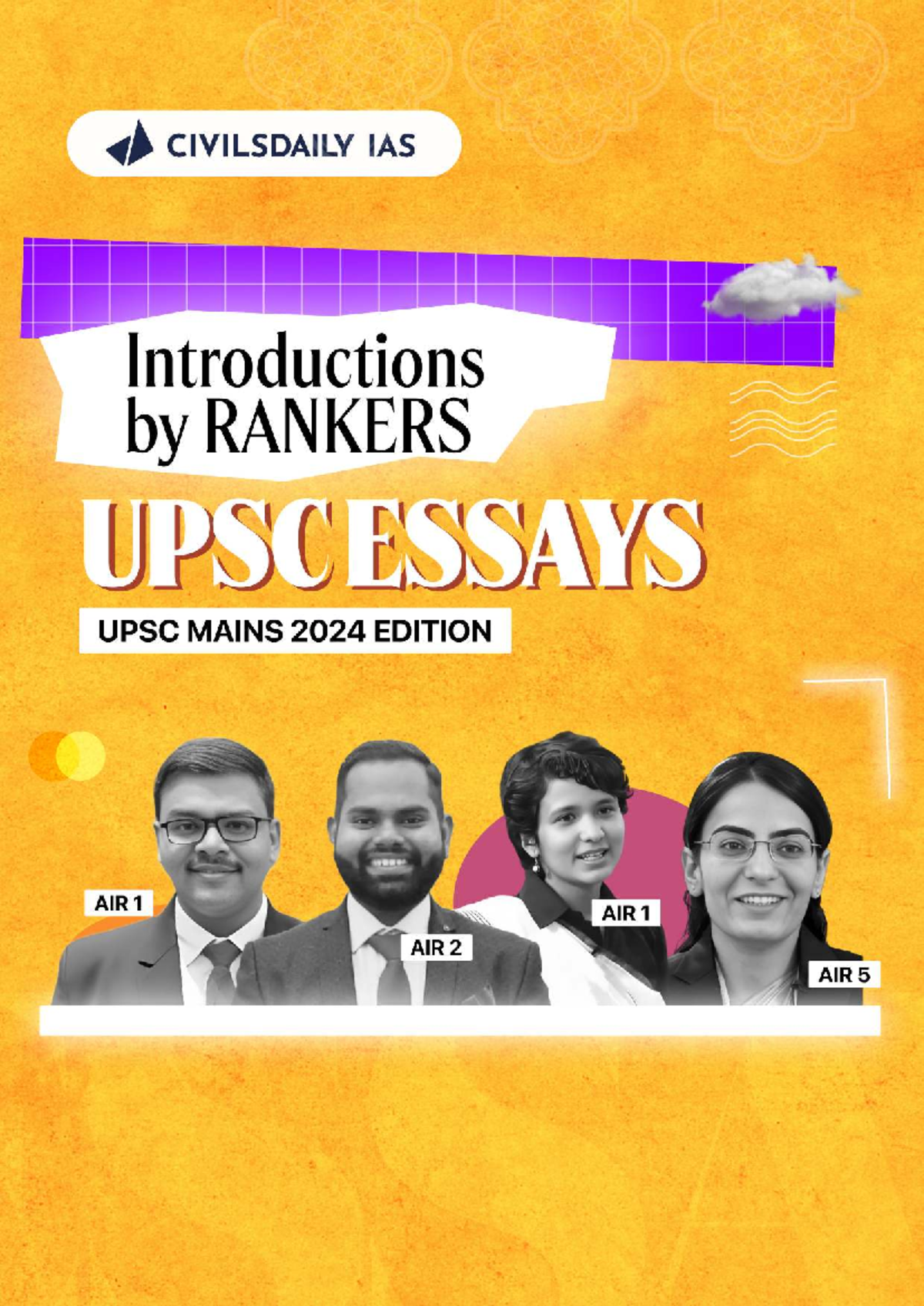 UPSC Essay Introductions: Insights from Top Rankers - Studocu