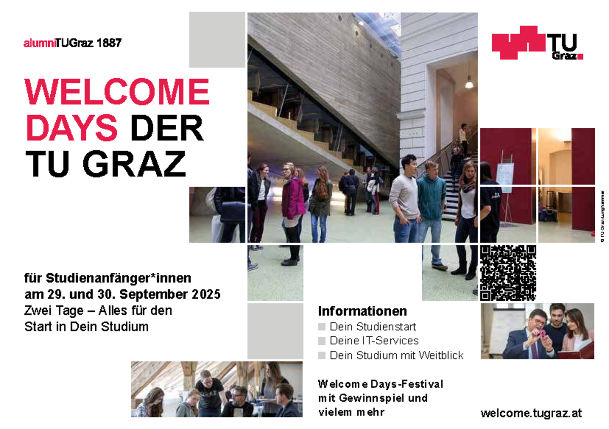 TU Graz Welcome Days 2025: Start Your Study Journey - Studocu