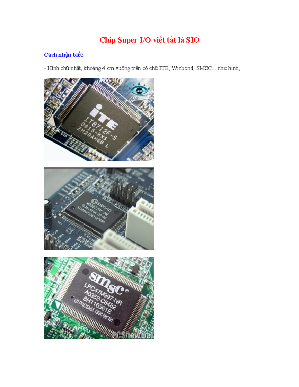 4 - Chip SIO - chip sio - Tài liệu tham khảo - Chip Super I/O viết tắt ...