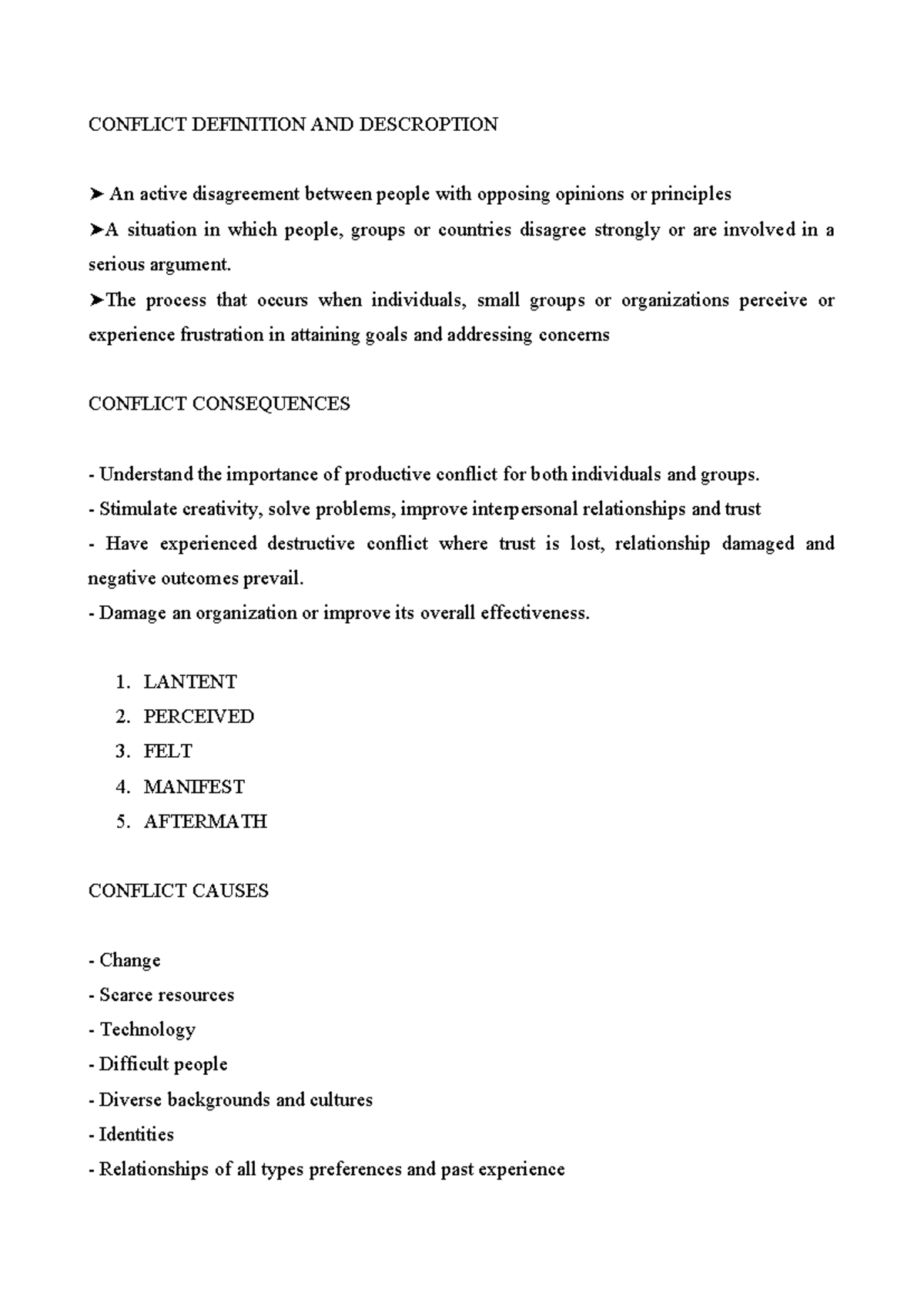 đánh máy - Đánh máy - CONFLICT DEFINITION AND DESCROPTION An active ...