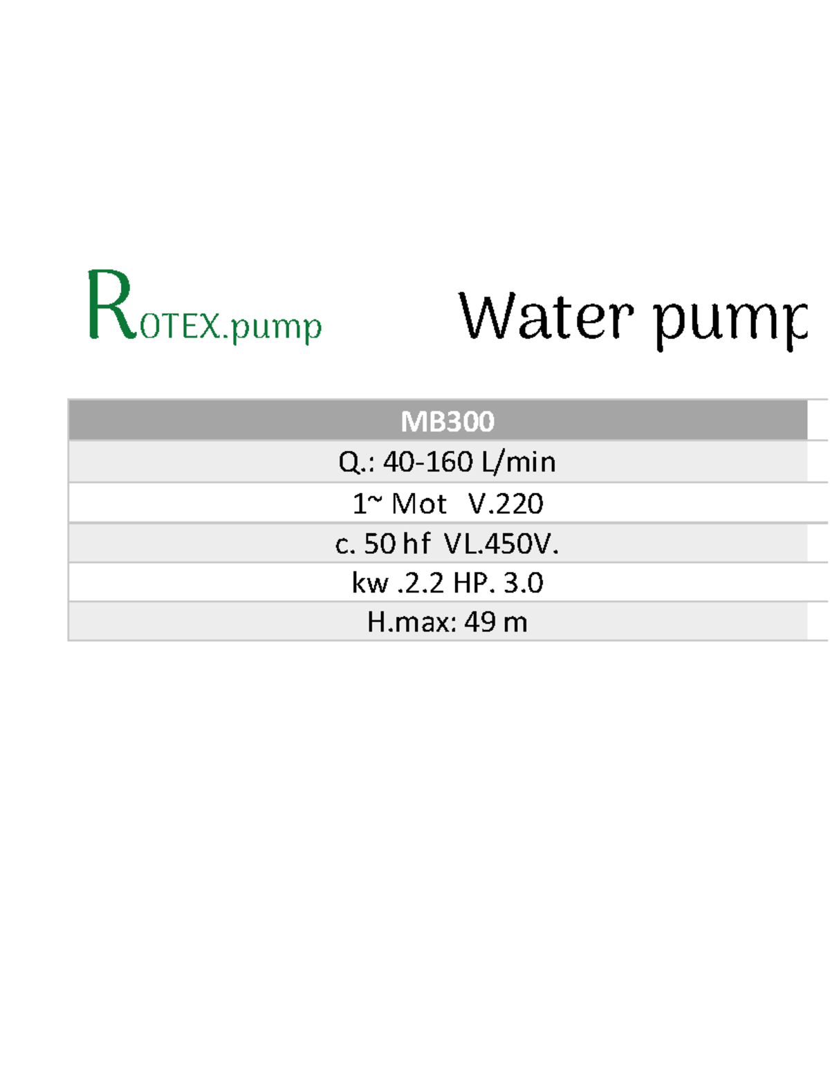 Zana - JSDLKJASLKJahdliuHWD - Uninhabited islands - ROTEX Water pump MB ...