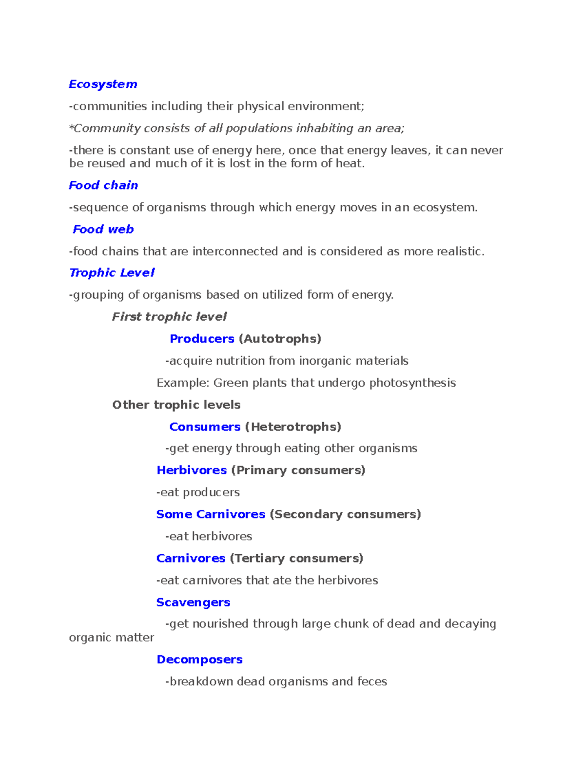 Zoology Lecture-Ecology and Taxonomy-Preserving the Animal Kingdom -  Foundation of Zoology - Studocu