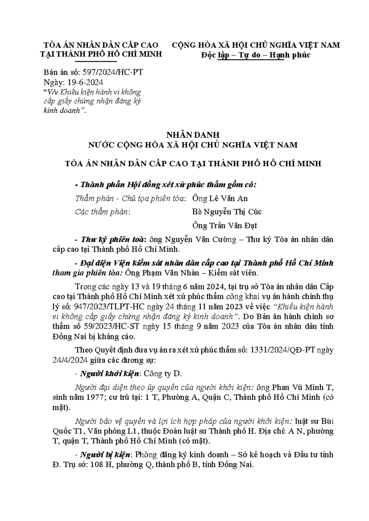 File ma hoa - fdgfdg - TÒA ÁN NHÂN DÂN CẤP CAO TẠI THÀNH PHỐ HỒ CHÍ ...