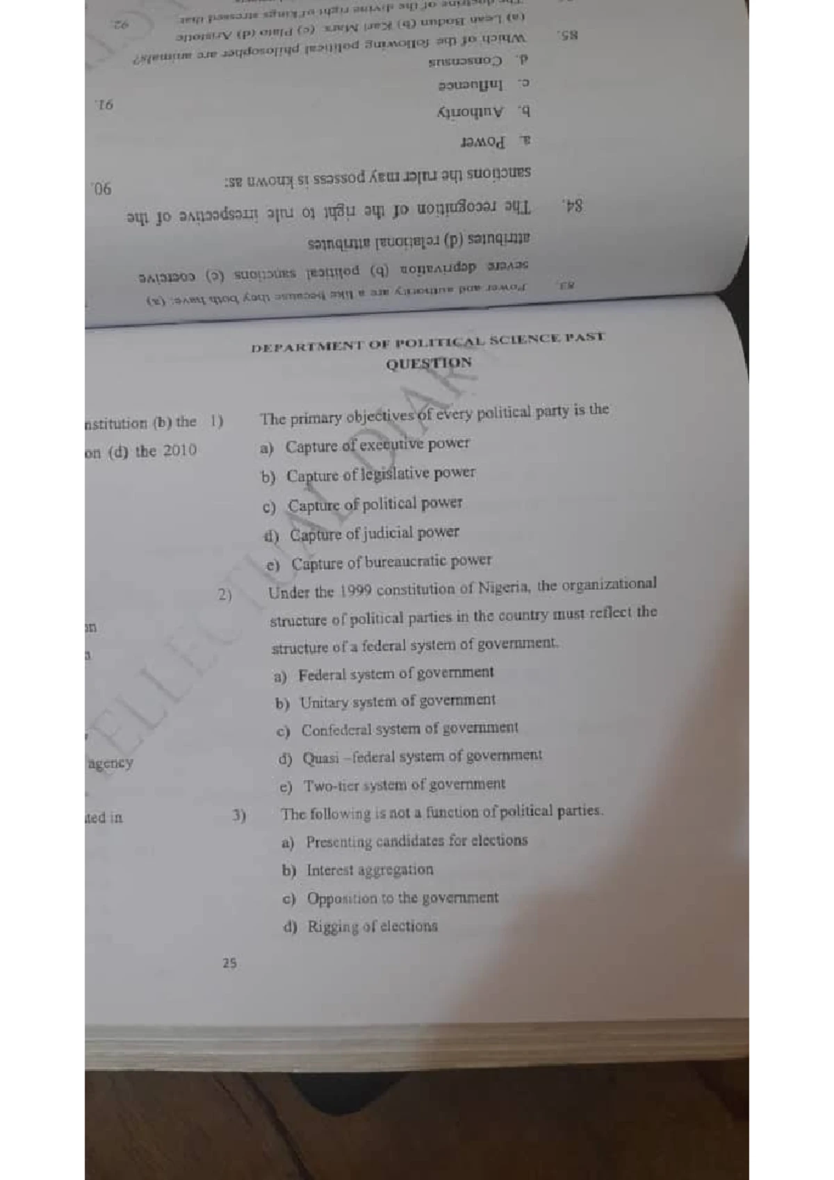 POL111 Final Exam Questions on Political Concepts and Theories - Studocu