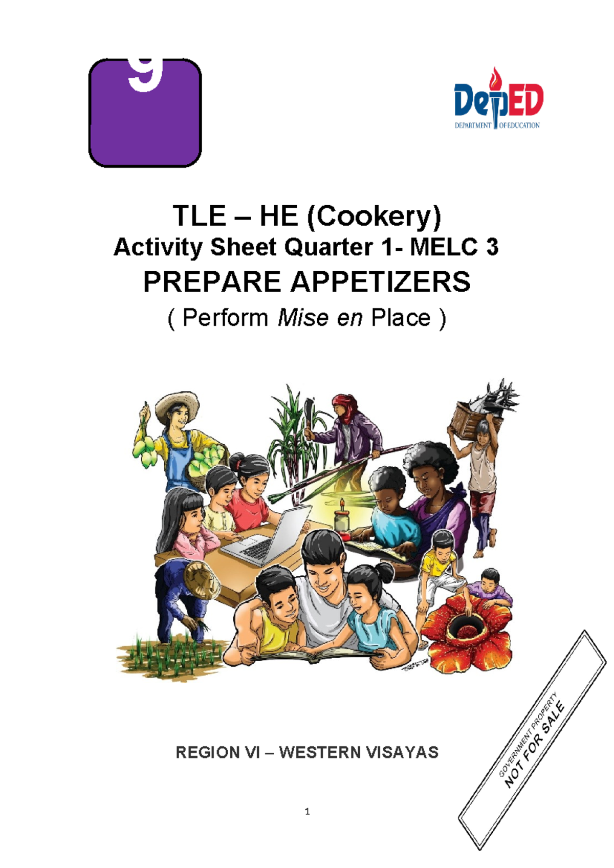HE Cookery 9 Q1 LAS3 Final - 9 TLE – HE (Cookery) Activity Sheet ...