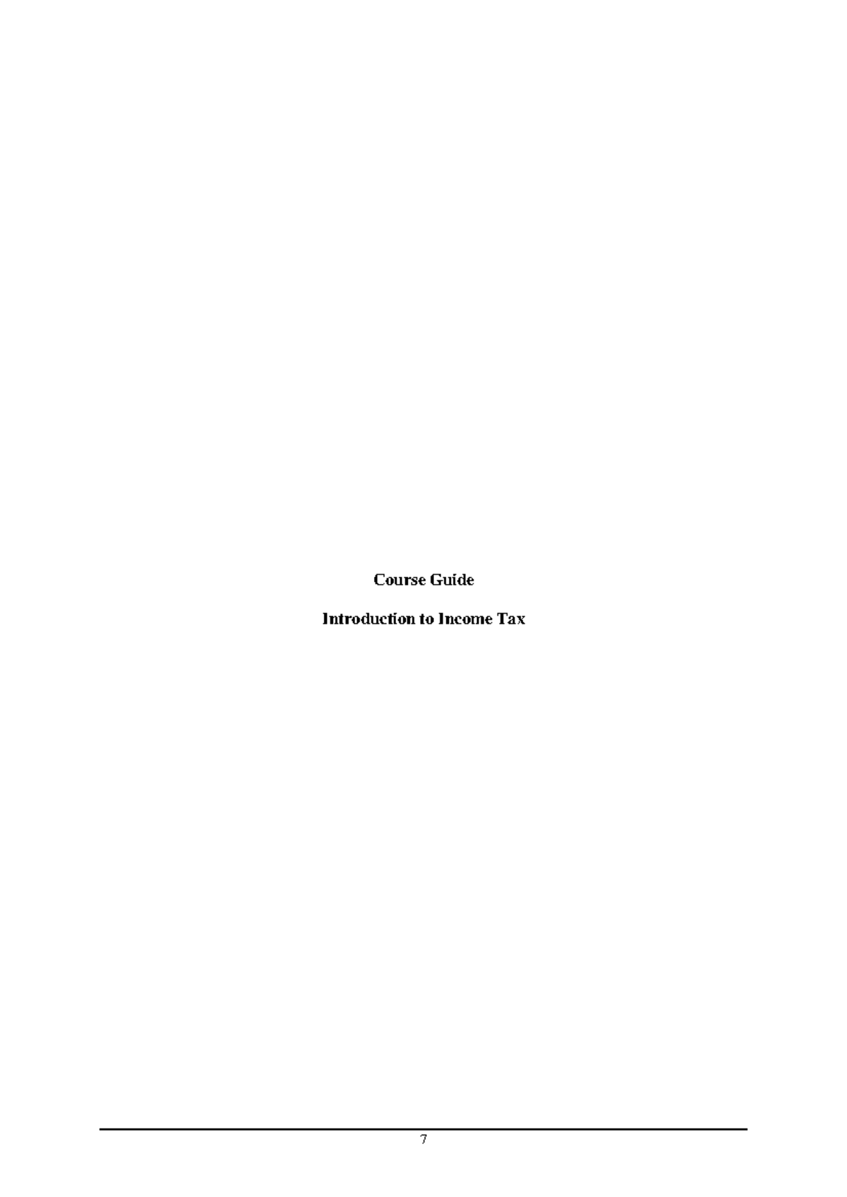 Introduction to Income Tax ACC213 i Study Guide - Course Guide 2022 ...