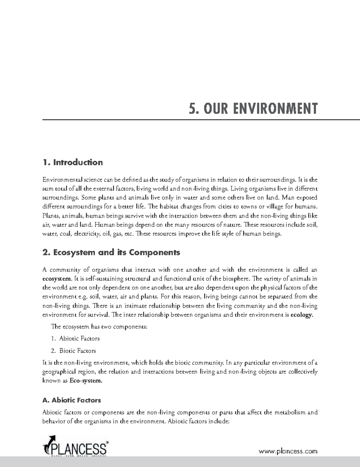 Environmental Science: Understanding Ecosystems and Human Impact - Studocu