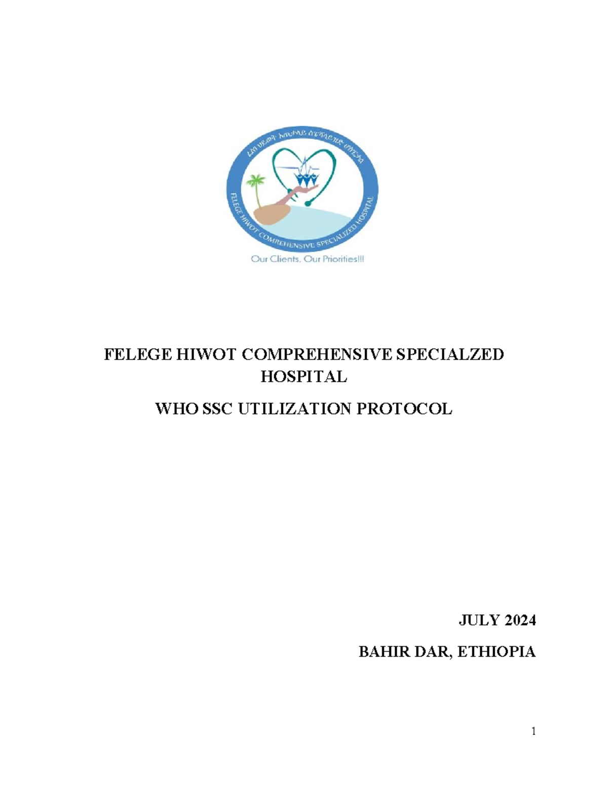 WHO SSC Utilization Protocol - Comprehensive Guide for Surgical Safety ...